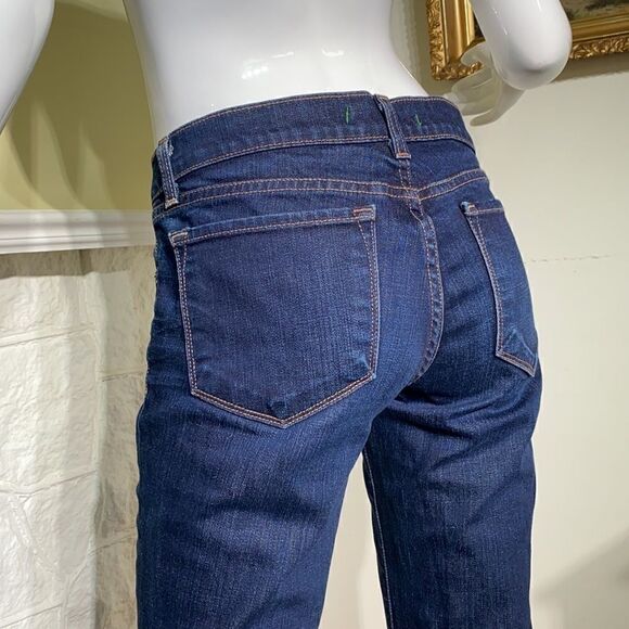 J BRAND Low Rise CIGARETTE Denim Slim Leg Stretch 914 INK Dark Jeans - Picture 7 of 9